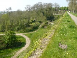 Vue du haut des remparts.